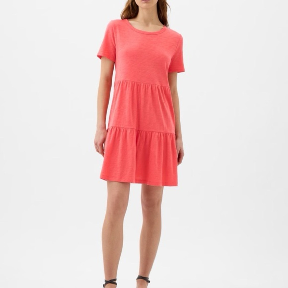 GAP ForeverSoft Relaxed Tiered Mini Dress